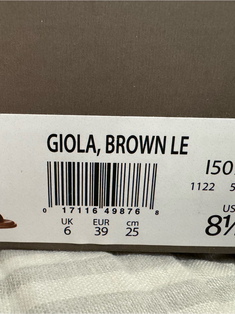 Franco Sarto Giola Tan Crisscross Ankle-Strap Sandals - Picture 6 of 6
